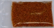 Rocailles 12/0, zilverkern, transparant oranjegeel,  per 50 gr