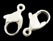 Kapittelslot, zilverkleurig, 12,5mm per 10 stuks 