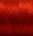nylonkoord, 0,75mm, peruaans gedraaid koord,  10m, rood