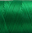 Nylonkoord, 0,75mm, peruaans gedraaid koord, 10m, groen