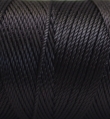 Nylonkoord, 0,75mm, peruaans gedraaid koord, 10m, zwart