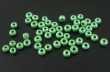 Rocailles 12/0, parelmoer glansend groen, per 50 gram