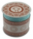 nylon koord, 1mm, lichtblauw per rol