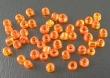 Raocailles 12/0, egaal glanzend oranje, per 50 gram