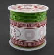 Nylon koord, 1mm, olijf groen,   per rol 35m