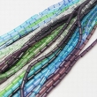 glaskraal, cilinder, diverse kleuren, per streng van een kleur