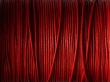 waxkoord 1mm, rood, per meter, per 10 meter en per rol