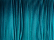 waxkoord 1mm, turquoise, per meter, per 10 en per rol van 100m