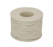waxkoord 1mm, wit, per meter, per 10 en per rol van 80m