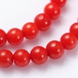 Kraalkraaltje rond, helder rood, 3mm per streng