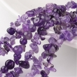 Amathist, chips, natuurlijk, AA-grade, per streng
