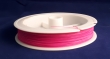 Gecoat staaldraad 0,45mm, knal roze, per rol van 55m